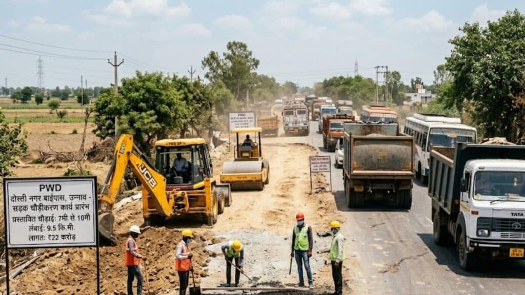 उन्नाव को जाम से मिलेगी राहत, दोस्ती नगर बाईपास की बदलेगी तस्वीर; 22 करोड़ से चौड़ी होगी सड़क Unnao Dosti Nagar Bypass