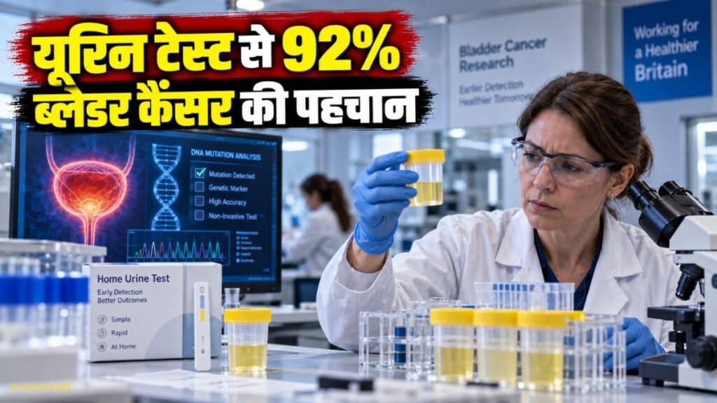 घर पर यूरिन टेस्ट से 92% ब्लैडर कैंसर की पहचान, NHS कर रहा परीक्षण घर पर यूरिन टेस्ट