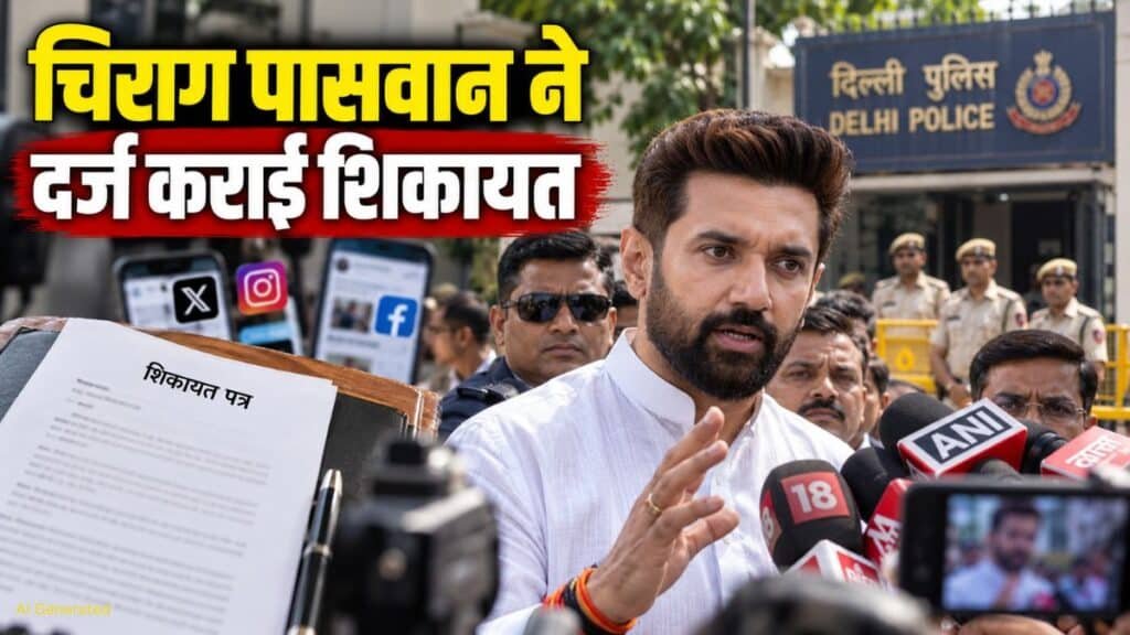 चिराग पासवान ने राइट-विंग इन्फ्लुएंसर के खिलाफ शिकायत दर्ज कराई, अपने नाम के गलत इस्तेमाल का लगाया आरोप चिराग पासवान