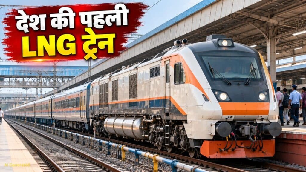 देश की पहली LNG ट्रेन