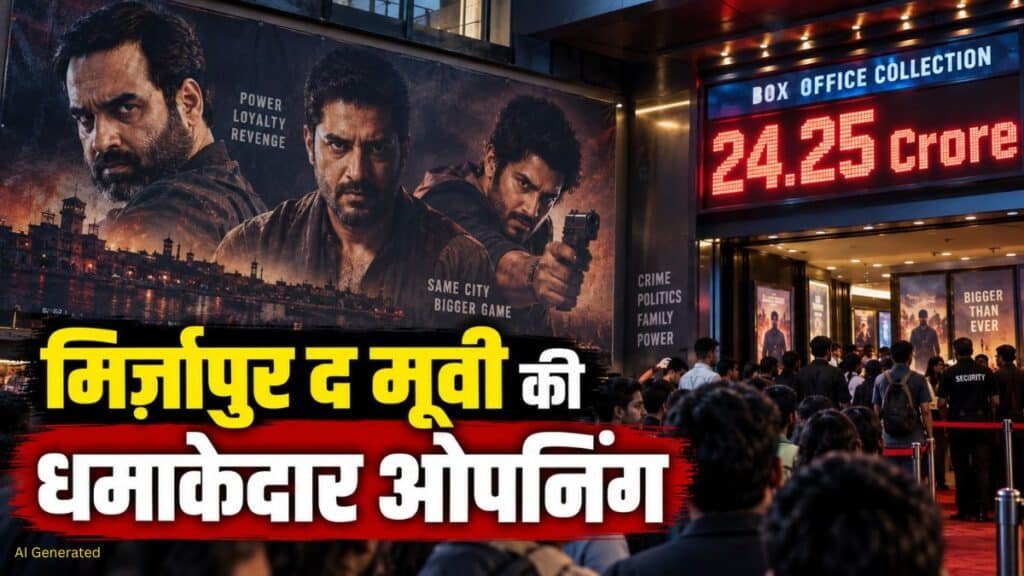 ‘मिर्जापुर द मूवी’ की धमाकेदार शुरुआत, पहले दिन 24.25 करोड़ की कमाई के साथ बनाए दो रिकॉर्ड मिर्जापुर द मूवी