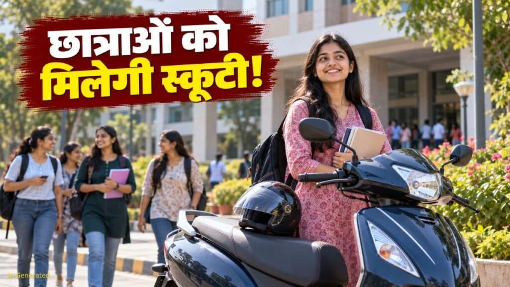 रानी लक्ष्मीबाई स्कूटी योजना: छात्राओं को जनवरी में मिलेगी स्कूटी, हेलमेट के साथ मिलेगा पेट्रोल रानी लक्ष्मीबाई स्कूटी योजना