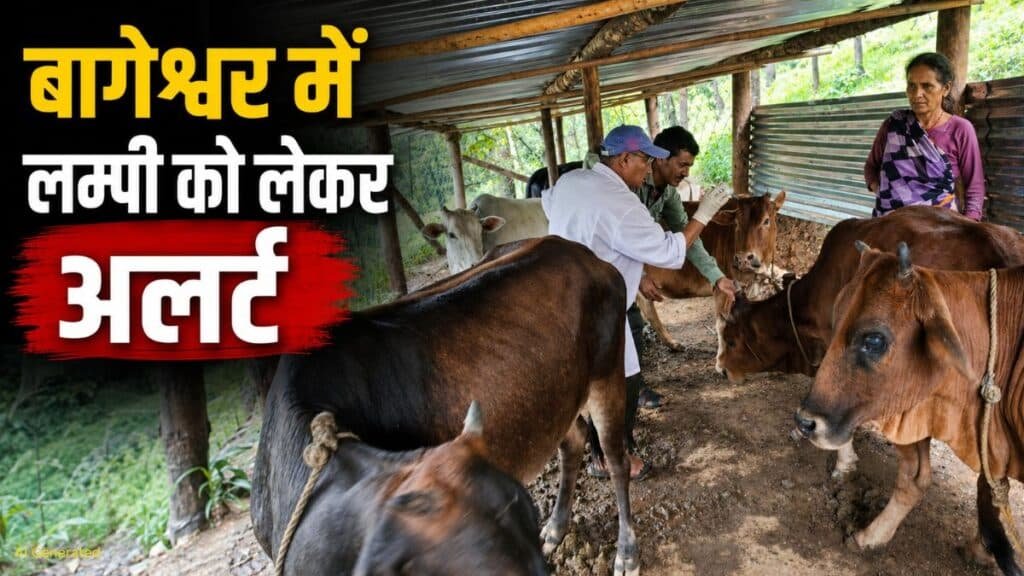 लम्पी स्किन डिजीज की आशंका के बीच बागेश्वर में एहतियाती कदम, टीकाकरण और निगरानी तेज लम्पी स्किन डिजीज