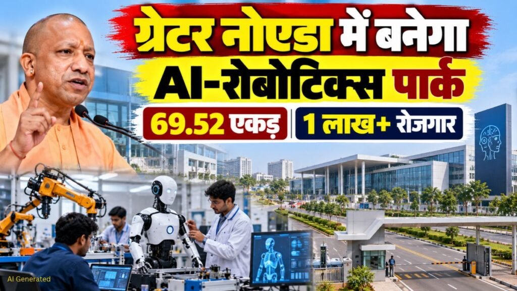 UP News: ग्रेटर नोएडा में बनेगा देश का बड़ा रोबोटिक्स और AI पार्क, 1 लाख रोजगार का अनुमान, योगी कैबिनेट की मंजूरी AI Robotic Park