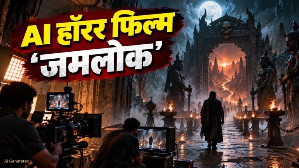 दुनिया की पहली AI हॉरर फिल्म ‘जमलोक’ का पोस्टर जारी, तीन महीने में तैयार करने का लक्ष्य AI हॉरर फिल्म ‘जमलोक’
