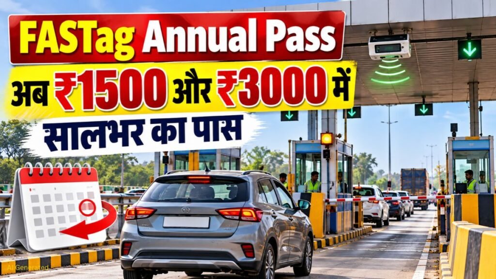 FASTag Annual Pass: अब ₹1,500 और ₹3,000 में मिलेगा सालभर का टोल पास, जानें किन लोगों को होगा फायदा FASTag Annual Pass