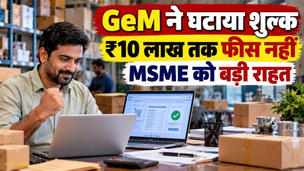 GeM transaction fee