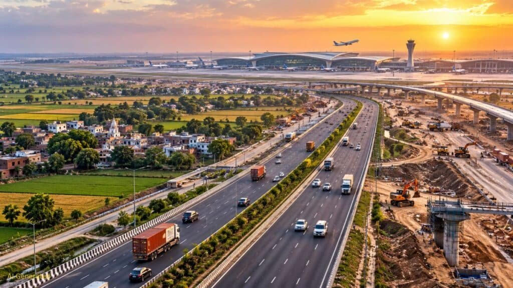 Jewar Airport Expressway: ₹8,585 करोड़ की नई सड़क कहां से गुजरेगी, किन शहरों और गांवों को मिलेगा फायदा? Jewar Airport Expressway