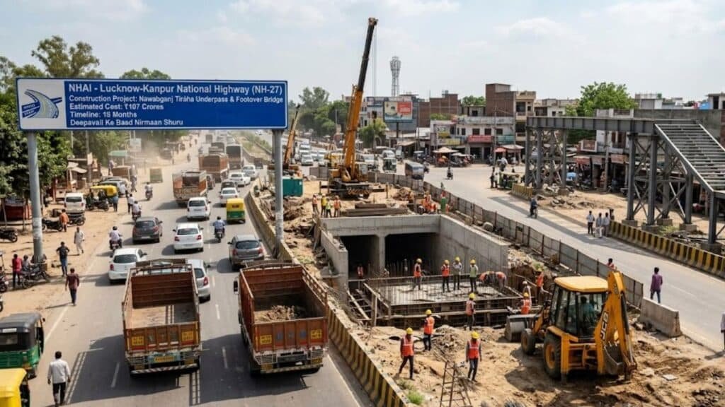 Lucknow-Kanpur Highway: दीपावली के बाद शुरू होगा 107 करोड़ का प्रोजेक्ट, दो अंडरपास और फुटओवर ब्रिज से मिलेगी राहत Lucknow-Kanpur Highway