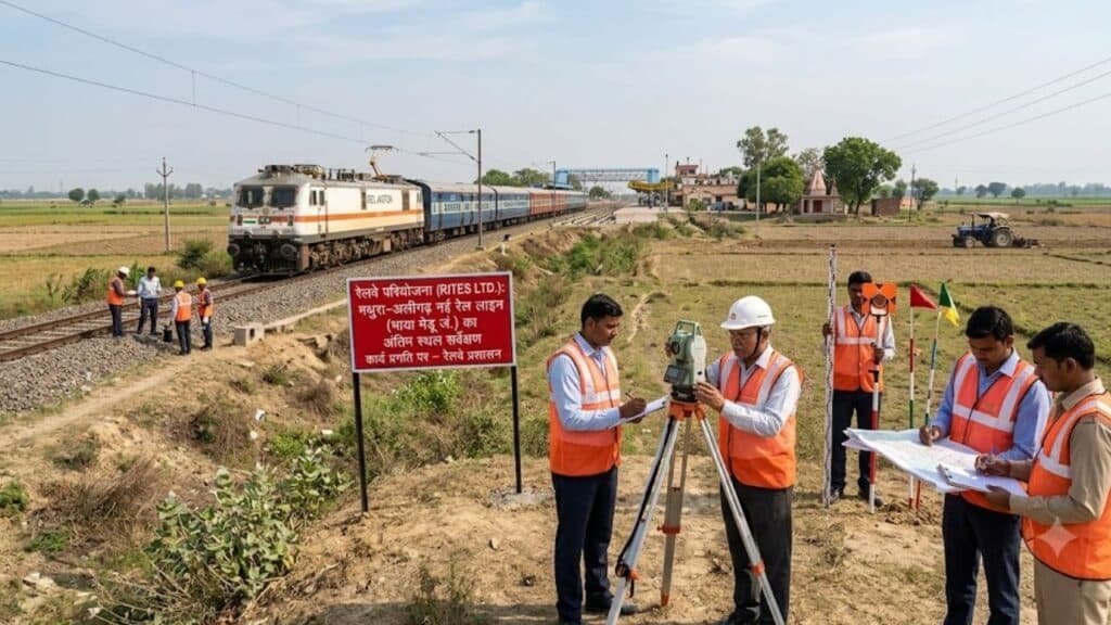 मथुरा-अलीगढ़ के बीच दौड़ेगी ट्रेन? 79 साल बाद सीधे रेल संपर्क की उम्मीद, हजारों यात्रियों का सफर हो सकता है आसान Mathura Aligarh Rail Line