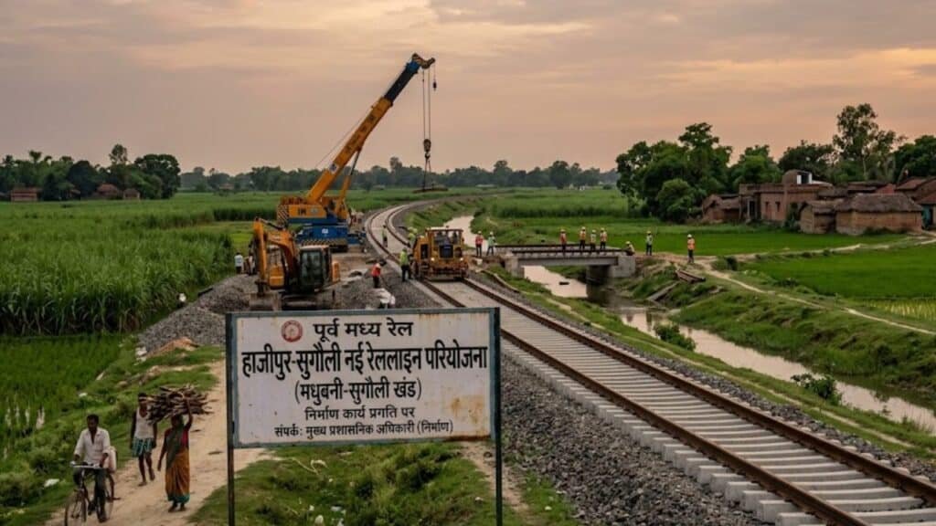 bihar hajipur sugauli rail line