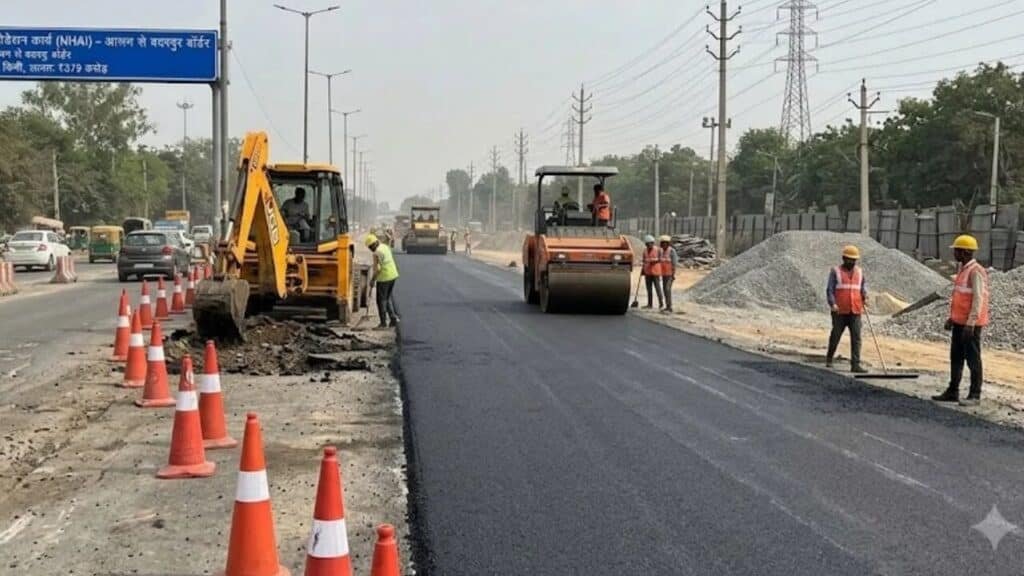 दिल्ली में मथुरा रोड का होगा कायाकल्प, 379 करोड़ रुपये होंगे खर्च, आश्रम से बदरपुर बॉर्डर तक जाम से मिलेगी राहत delhi mathura road