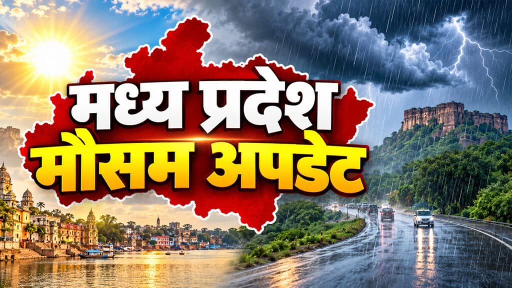 MP Mausam: मध्य प्रदेश में फिर बदलेगा मौसम, 7 और 8 अक्टूबर को बारिश-गरज चमक के संकेत MP Mausam