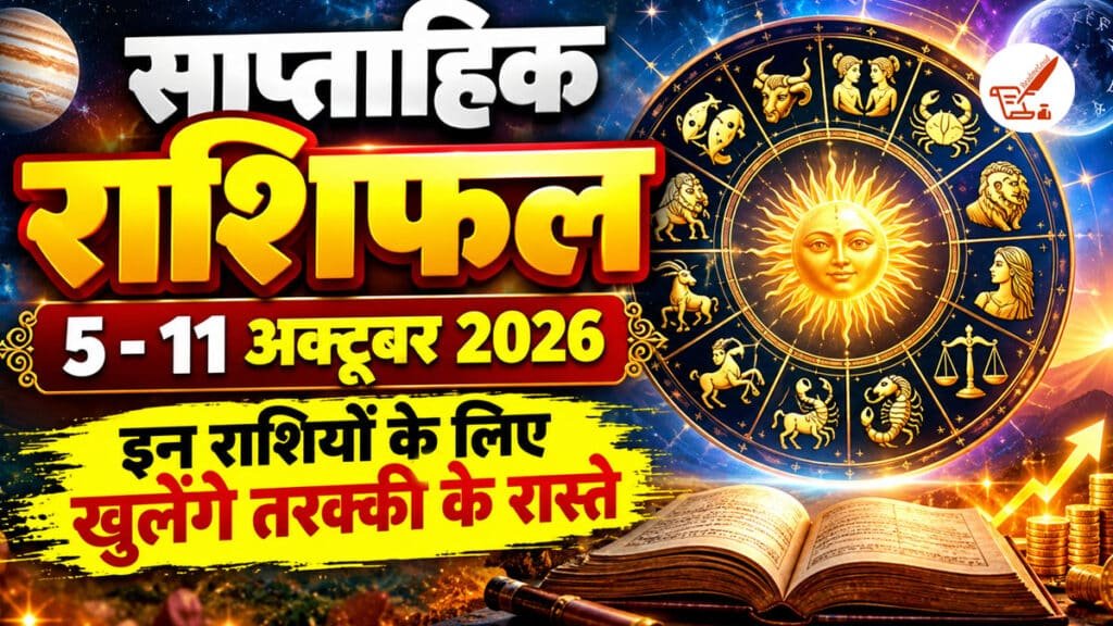 साप्ताहिक राशिफल 5-11 अक्टूबर 2026