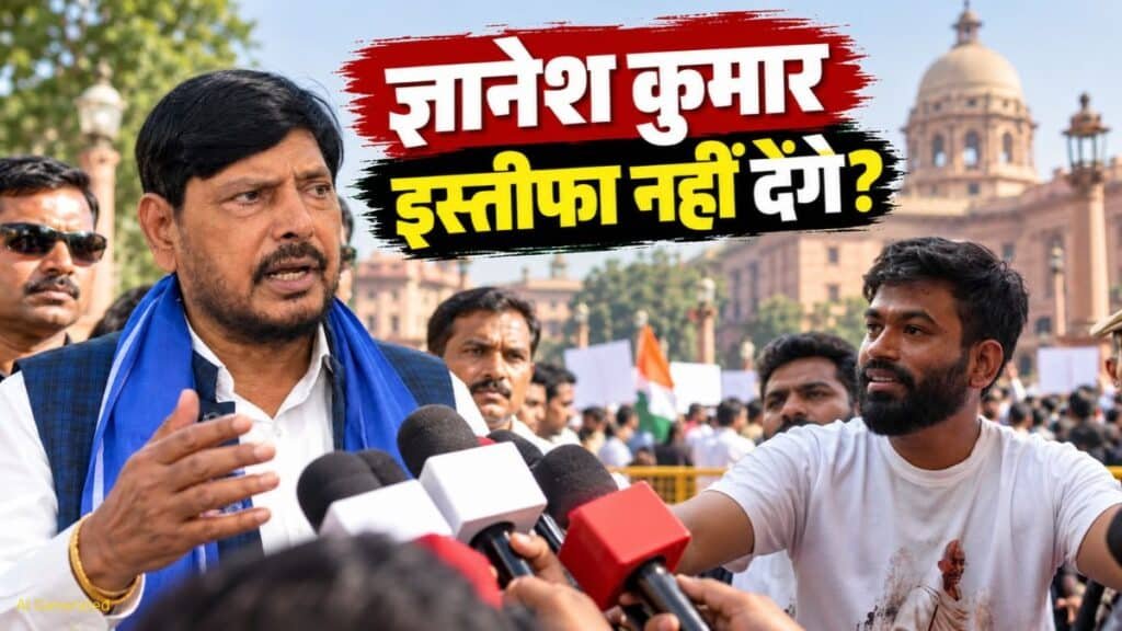 ज्ञानेश कुमार इस्तीफा नहीं देंगे, आंदोलन से कुछ नहीं होगा – अभिजीत दीपके से बोले केंद्रीय मंत्री रामदास आठवले रामदास आठवले