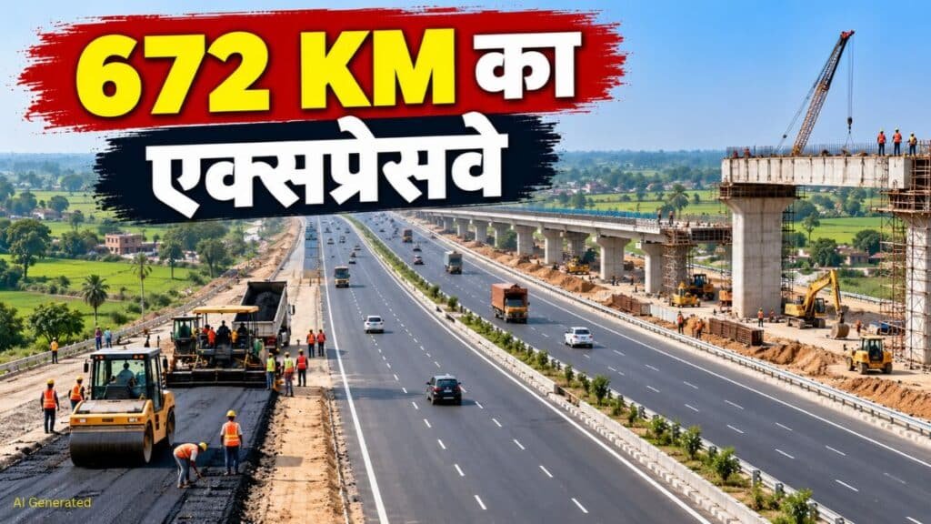 वाराणसी से कोलकाता का सफर 6 घंटे में! 672 KM का एक्सप्रेसवे, बिहार में 35% काम पूरा वाराणसी-रांची-कोलकाता एक्सप्रेसवे